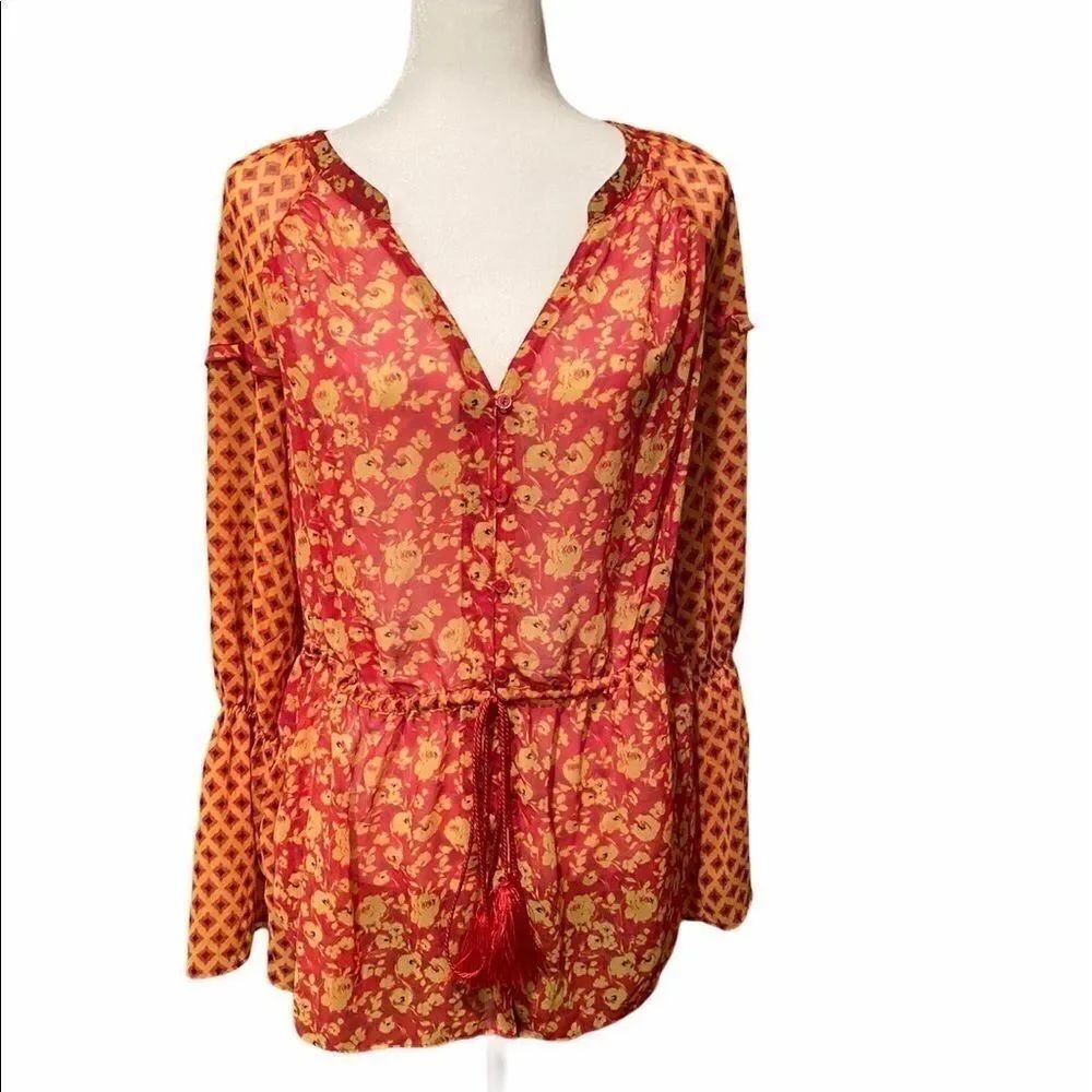 Lane Bryant Floral Shirt
